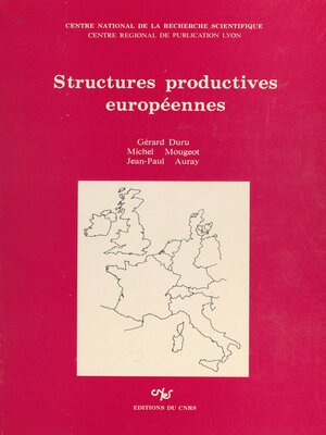 cover image of Structures productives européennes